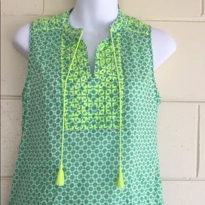 J crew green top